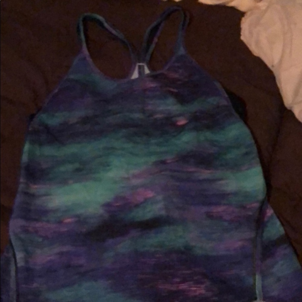 lulu lemon tank top patterned